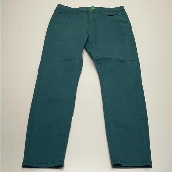 dip Pants - DIP Womens 6 Green Skinny Ankle Pant